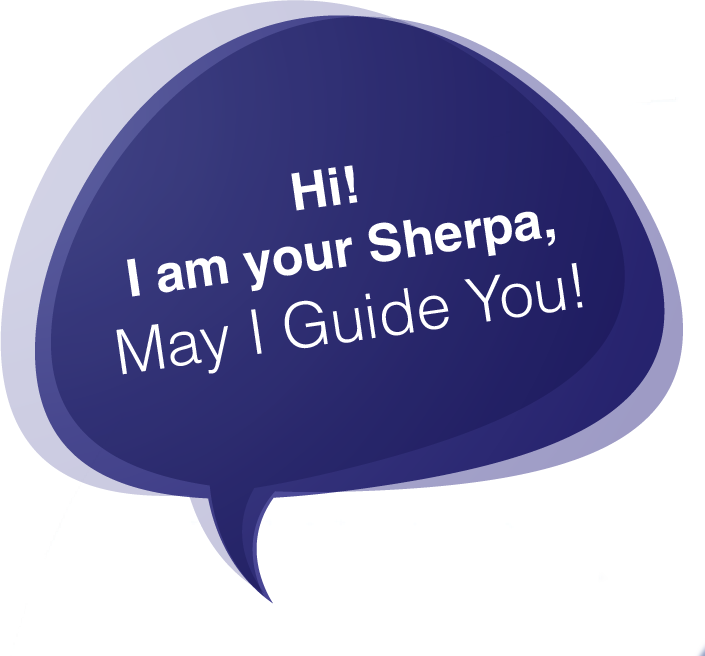 Sherpa assistant greeting